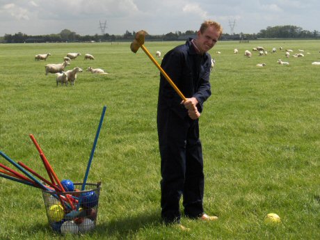 Boerengolf spelen bij Landgoed Ehzerwold in Almen